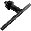 Ruilogod T MANEGGIO 12 Denti Gear Spanner Drill Chuck Key 6mm Pilot Dia Dia Black