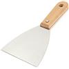 Ruilogod Maniglia in legno argento tono in metallo 10cm larghezza liscia scozzese scozzetto
