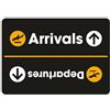 bubbleshirt Tappeto Zerbino - Arrivals/Departures | Tappeto Antiscivolo