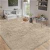 CHENMIAO Tappeto Salotto 80 x 110 cm Antiscivolo Morbido e Soffice Tappeti Camera da Letto Dimensioni Diverse, con Fondo Antiscivolo per Interni, Cameretta Dei Bambini, Beige
