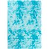 Carpeto Rugs Tappeto Salotto Moderno Peloso - Tappeto Camera da Letto Morbido - Tappeto Cameretta Grande - Tappeti Moderni Soggiorno Pelo Lunga - Turchese - 80 x 150 cm
