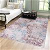 Mazovia Tappeto Salotto Moderno - Tapeto Stampato a Pelo Corto - Morbido Tappeto Camera da Letto - Antiscivolo Tapeto TOSCANA - Tappeto Salotto Motivo Astratto Vintage - Beige Creme 160x230cm