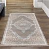 Teppich-Traum Tappeto Orientale ecorato - effetto slavato - turchese argento piacevole, 80 x 150 cm