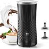 HAPPHOOH Montalatte Elettrico 4 in 1, Schiumalatte Caldo e Freddo Veloce, 2 Fruste, Rivestimento Antiaderente, Spegnimento Automatico, per Caffè, Cappuccino, Latte