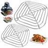 HAWILL 2 griglie in acciaio inox compatibili con Ninja Crispi AirFryer Griglia di ricambio per contenitori in vetro Ninja Crispi da 3,8 l e 1,4 l, lavabili in lavastoviglie, per accessori Ninja Crispi