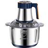 Generic Tritacarne elettrico completamente automatico, in acciaio inox, grande capacità da 5 l, con contenitore, apparecchio da cucina multifunzionale