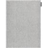 rugsx Tappeto ad anello CASABLANCA LOOP, morbido, per camera da letto e soggiorno, grigio chiaro 200x200 cm