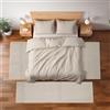 Carpetsale24, Set di 3 Tappeti Passatoia per Camera da Letto - Bouclé Crema a Tinta Unita, Facili da Pulire - 2x 60x100 cm + 1x 80x250 cm