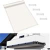 XUEDNGM Telo Frangivisto Balcone Ringhiera 50 x 100 cm HDPE Protection UV Opaque Résistant Aux Contre Vent Telo Frangi-Vista per Balconeper per Appartamenti, Giardino Esterno, Bianco