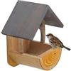 Generisch Mangiatoia per uccelli selvatici | Montaggio a parete in legno resistente alle intemperie | Balcone Mangiatoia per uccelli | Per terrazze giardino all'aperto osservazione interna voliera