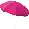 INDA-Exclusiv Ombrellone da spiaggia, da campeggio, da giardino, pieghevole, in poliestere, Ø 1,80 m, protezione UV, colori: rosa