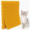 hemeilibao 10 tappetini repellenti per gatti, 42 × 32 cm, griglia per giardino e | Flessibile, arrotolabile e tagliabile; con 200 fascette e 40 punti in per giardino, balcone, aiuole, mobili e davanzale