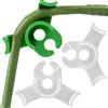 TAXTYHRE Clip Piegatrici per Piante, 40pcs Clip per Addestramento Pianta, Piegatori Piante, Clip di Supporto per Piante, Clip Allenamento Piante, Piega Piante per Crescita (Bianco+Verde)