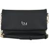 Byblos BY By Pochette Compatta Nera con Tracolla a Catena Dorata da Donna - Taglia Unica
