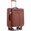 Travely Valigia M in tessuto - Valigia cabina con scomparto per laptop fino a 15,6, 4 ruote e lucchetto TSA - valigia morbida leggera espandibile, idrorepellente