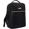 Cabin Max Zaino da viaggio espandibile 40 × 30 × 20 - 40 x 30 x 15 cm zaino da cabina per Ryanair sottosella / BA/Jet2 40 × 30 × 15 cm zaino da cabina per compagnie aeree e zaino da viaggio, Nero, 40x30x15cm