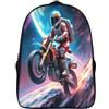 kaiyun Motocross Sacchetti Di Scuola Elementare Ragazzi Bambina Zaino Asilo Bambino Zaini Scuola Bambini Zainetto 16 inch