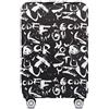 YianBestja Elastico Cover Proteggi Valigia per 18-32 Pollici, Copri Valigia Anti-Polvere Copertura per Valigia Suitcase Cover (Graffiti, M (Bagaglio da 22-24 pollici))