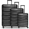 Bergpfeil Travel Trolley Set 3-teilig Black Night Metallic
