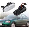 NSLUMO Indicatore Laterale Frecce Led Parafango Anteriore For 99-09 Hon.da S2000 S2K CRX Civic Accord NSX 2pcs Chiaro Indicatore di Girata Ripetitore Luce Lampeggiante