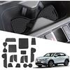 Ruiya Compatibile con Honda HR-V HRV 2022-2025 2026 Tappetini Antiscivolo, Auto PVC Tappetini in Gomma Tappetino Bracciolo Antiscivolo HR-V Interno Tappetini Accessori Honda HR-V