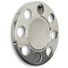 Hansen Styling Parts Copri bulloni ruota da 19,5 pollici, chiuso, in acciaio inossidabile - universale per cerchi in acciaio - compatibile con MB Atego