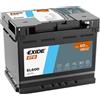 ROFIBA BATTERIE Exide EL600 EFB 12V 60Ah 640A - Batteria Auto per Start-Stop | Tecnologia EFB | CCA 640A | L2 2026!!!!!!!!!!!!!!!!!!!
