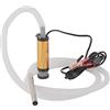 ZONADAH Pompa per olio sommergibile DC 12 V, 38 mm, con tubo da 2 m, olio per motore, in acciaio inox, per auto, camion, caravan, barca, outdoor, 4 x 4