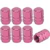 VekAuto Tappi Valvola Pneumatici Rosa 8 Pz Antiurto Per Auto Moto