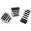 MESKEL Copertura Pedali Auto Per Volvo Per S60 Per V60 Per XC60 Per S80 AT MT Auto Copripedale In Acciaio Inossidabile Pedale Freno Dell'acceleratore Accessori(3Piece MT)