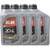 Charging Racer Olio Motore SELENIA 20K 10W-40, Lubrificante con Basi Sintetiche, Energy Conserving, per Motori a Benzina (4L)