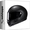 MOTOTOPGUN casco integrale per moto hjc v10 nero semiopaco taglia s mototopgun 10407007