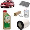 OP Kit tagliando 4 filtri + 5L olio Edge 5W30 LL per Volkswagen Polo 6R 6C 1.6 TDI