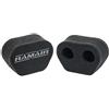 Ramair Filters MS-006-2 filtri dell'aria a calzino con doppia entrata carburatore, nero