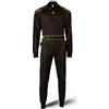 Speed Racewear Speed Card Overall Daytona Nero/Giallo Fluo - Modello attuale - Karting Suit (140)