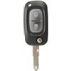 Pro-Plip Chiave a scatto compatibile con Modus Twingo Duster Sandero Logan Fluence Clio Vivaro Master Kangoo 2 Pulsante Lama Forata NE73 @Pro-Plip