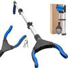 Bellanova Pinza Raccogli Oggetti Multifunzionale, Pinza Telescopica 110 cm Allungata, con Testa Rotante a 360°, con Punta Magnetica, Raccoglitore di Immondizia ideale per Anziani (Blu)