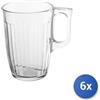 Arc 6x Tazza Mug In Vetro Trasparente , Gran Central, 32Cl