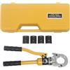pochcicou Pinza crimpatrice idraulica 8t con matrice da 16-20-25-32 MM, pinza crimpatrice multistrato professionale per tubi PEX, tubi in acciaio