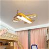AUCF Plafoniera Cameretta LED Lampada Da Soffitto Aeroplano Lamp Per Bambini Moderna Dimmerabile Telecomando Illuminazione Lampadario Ragazzi E Ragazze Camera Da Letto Soggiorno Studio Sala Da Pranzo Luce