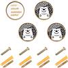 decor gift Manopole e pomelli personalizzati per armadietti, motivo riccio, decorativo, vintage, 4 pezzi, 3,2 cm