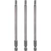 QUARKZMAN 3pz H4,0 Chiavi a Brugola per Punte da Trapano 4mm Punte Metriche Piane 1/4 Attacco Esagonale 150mm (6) Punta Cacciavite Esagonali Magnetico Lungo Industriale per Viti