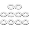 PATIKIL M6 Rotondo Alluminio Spaziatori, 10pz Metallo Spaziatore Alluminio 6.2mm ID x 12mm OD x 2mm L Spessore Alluminio Spaziatore 1/4in ID Vite Stallo per 1/4 o M6 Vite Bulloni