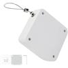 LWLWA Chiudiporta Automatico 1200G, Chiudi Porta senza Foratura per Interni, Cavo Acciaio 1.2m, Bianco per Camera, Ufficio, Appartamento