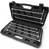 Generico Topolenashop Set 7 Chiavi a T Snodate con Doppio Snodo - Misure 8 10 12 13 14 17 19 mm, Chiavi in Acciaio Cromo Vanadio con Supporto Rigido per Auto, Moto, Officina e Fai da Te