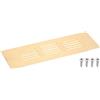 QUARKZMAN Griglia Aerazione, 1Pz 150 x 50mm - Griglia D'aria Alluminio Rete Lega Alluminio, Griglia di Ventilazione Rettangolare per Armadio Scarpe (Oro)