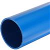 QUARKZMAN 2,5 Pollice Tubo Rigido, Ttubo Trasparente PVC 57mm ID 63mm OD 500mm Blu ad Alto Impatto per Tubo Acqua Artigianato Decorazione Guaina Cavi