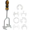 Generic Chiave per lavello - Hardware in acciaio legato, chiave resistente, attrezzatura idraulica multifunzionale con 7 teste | installazione rubinetto regolabile per spazi ristretti cucina bagno WC uso