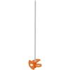 epi MR6 - Agitatore per vernice, diametro gambo: 6 mm, cestello per mescolare, 60 mm, in plastica, manico in acciaio zincato lucido, made in Germany