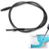 HENGBIRD Spirale per la pulizia dei tubi Ø10mm x 1 metro, Spirale di pulizia dello scarico per la pulizia dei tubi con attacco di perforazione, Spirale di pulizia universale per tubi con adattatori